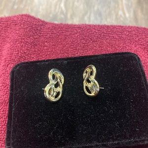 Vintage gold earrings